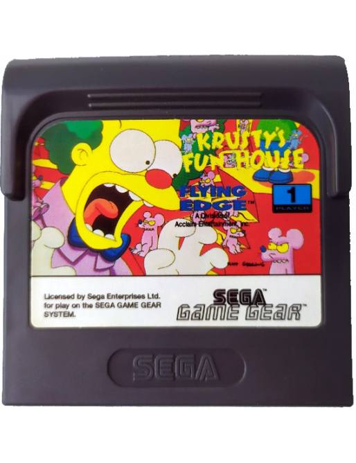 Krusty's Fun House - Game Gear en loose