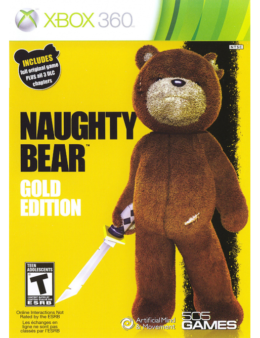 Naughty Bear Gold Edition - Xbox 360 Version US