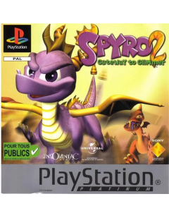 Spyro 2 : Gateway to Glimmer - PlayStation - Version Platinum