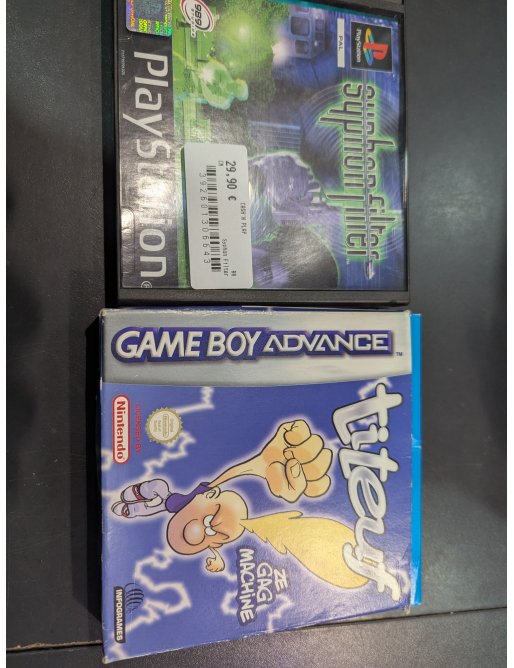 syphon filter psx + titeuf