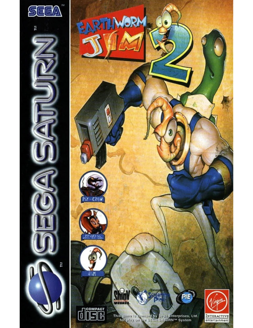 Earthworm Jim 2 - Sega Saturn