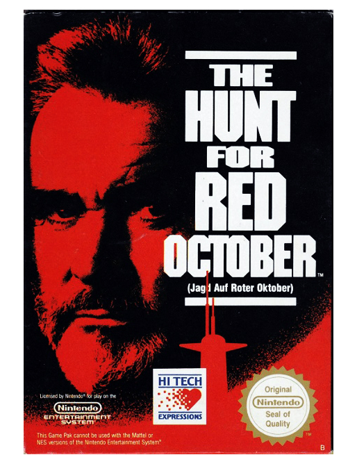 The hunt for Red October (A la poursuite de l'Octobre Rouge) - Nintendo Nes