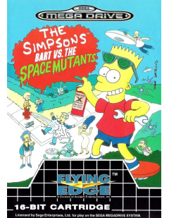 The Simpsons Bart vs. The Space Mutants - Sega Mega Drive